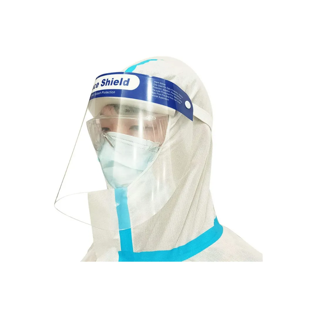 10 Reusable Plastic Safety Face Shields