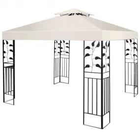 10' x 10' 2-Tier 3 Colors Patio Canopy Top Replacement Cover-Beige