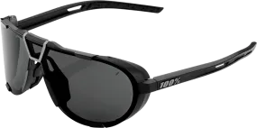 100% Westcraft Sunglasses - Matte Black - Smoke 61046-102-01