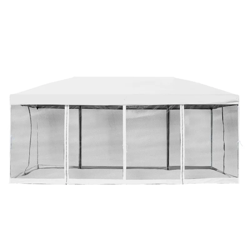 10x20ft Pop Up Wedding Canopy - White