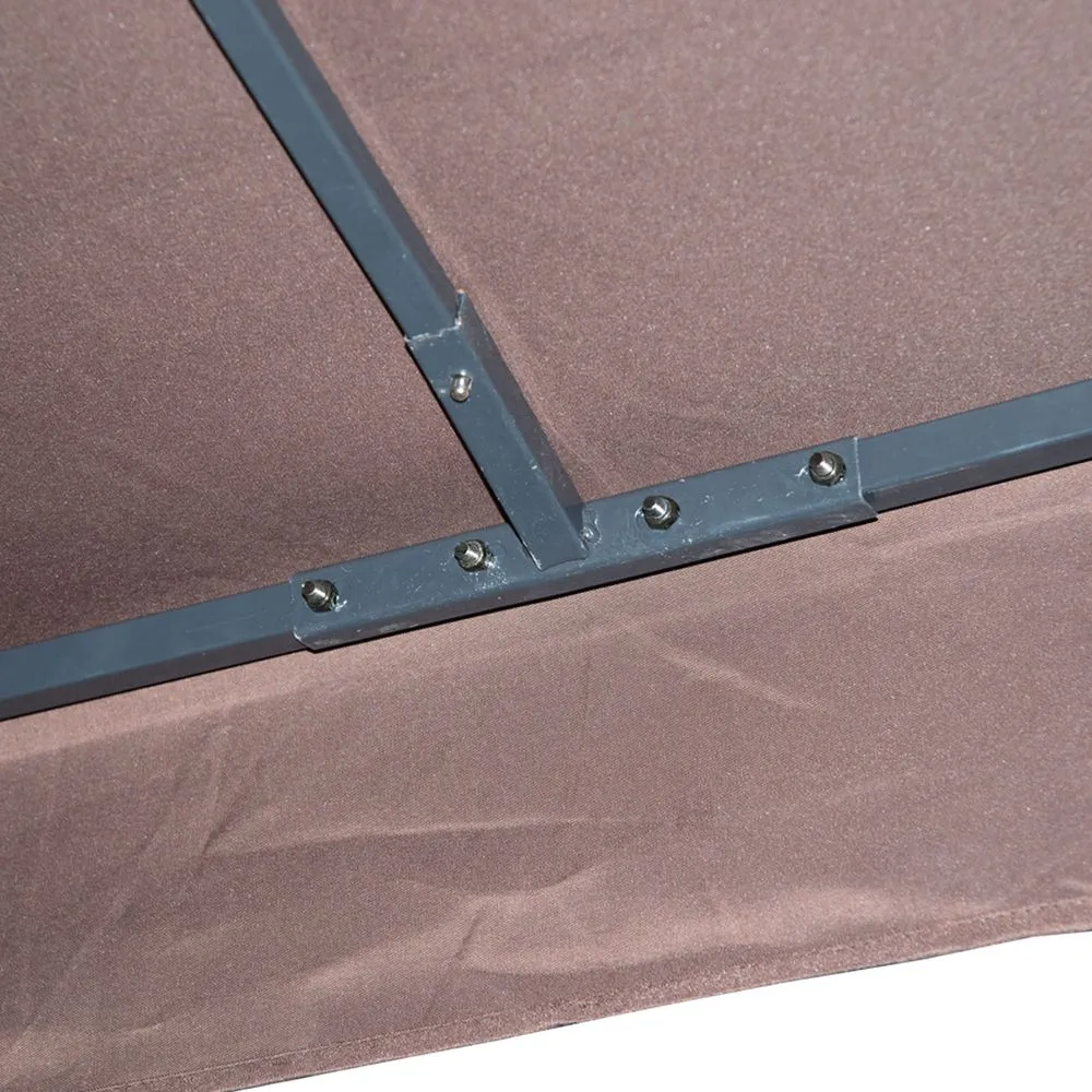 3 x 3m Gazebo Marquee Metal Party Tent Canopy Pavillion  Steel Frame