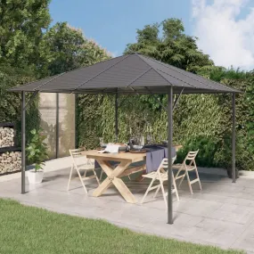 3 x 3m Gazebo with Roof Anthracite