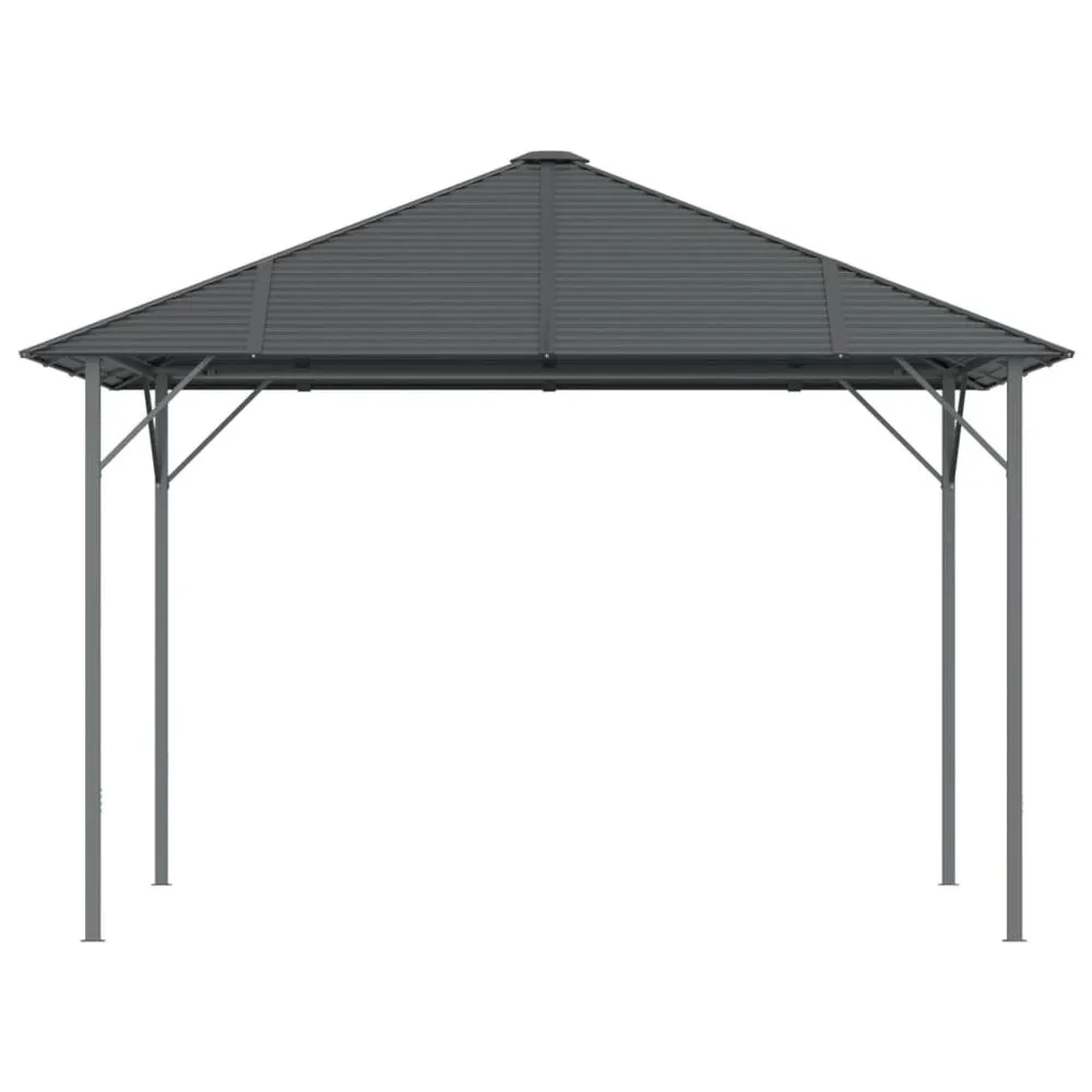 3 x 3m Gazebo with Roof Anthracite