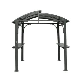 8x5 ft Grill Gazebo for BBQ, Galvanized Steel