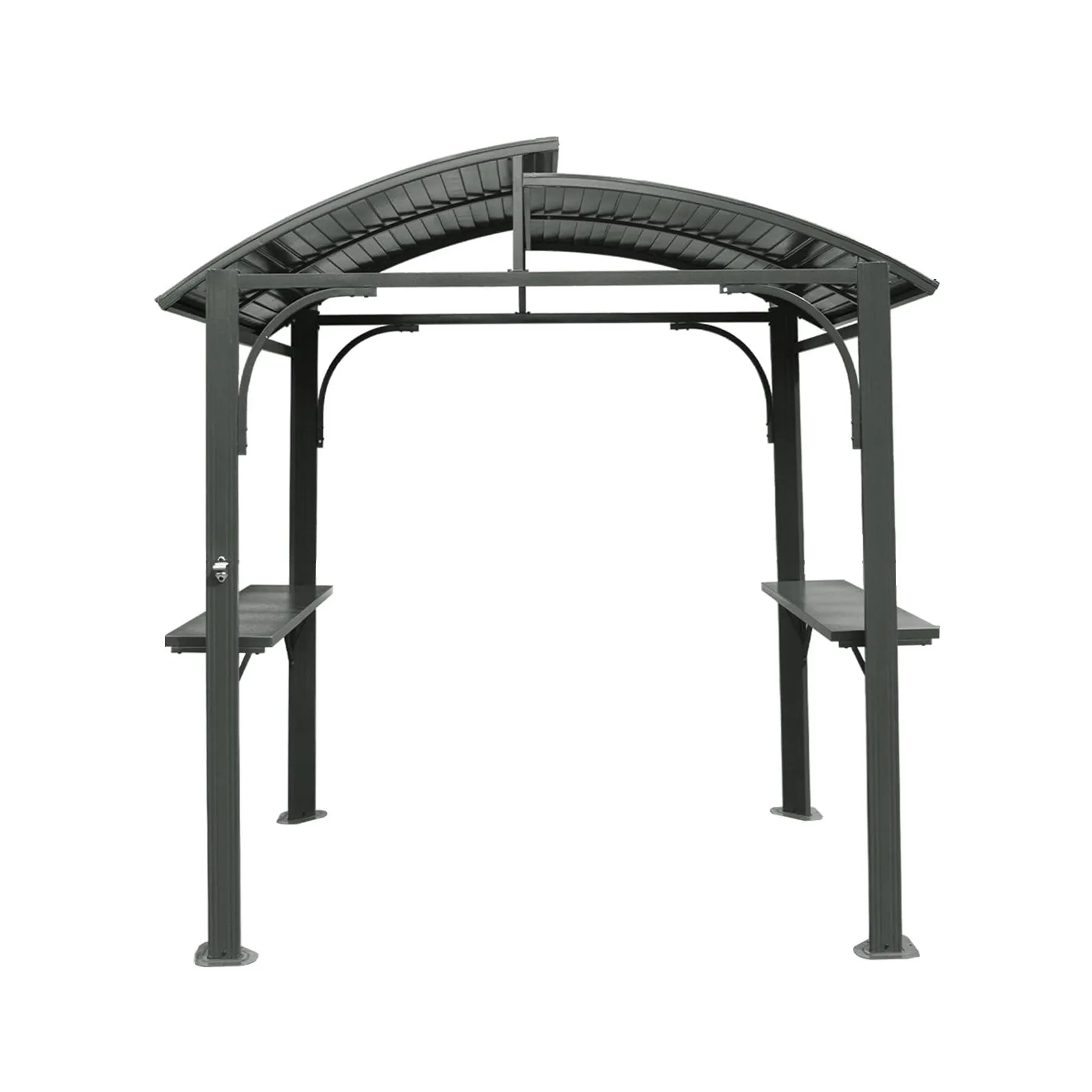 8x5 ft Grill Gazebo for BBQ, Galvanized Steel