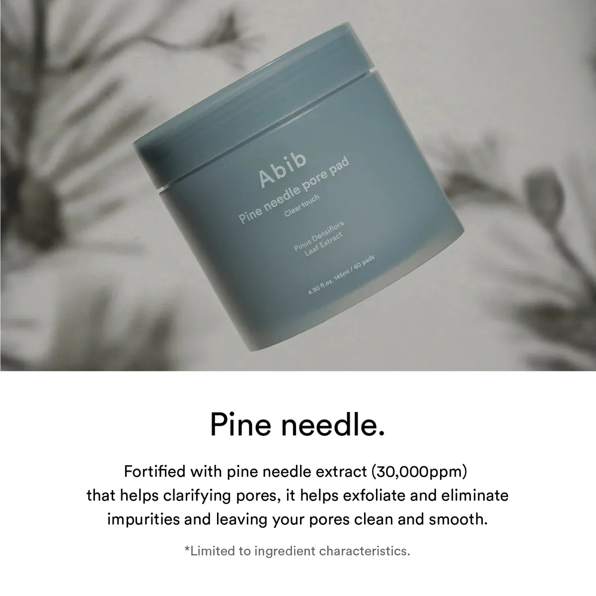 Abib Pine Needle Pore Pad Clear Touch 60 Pads