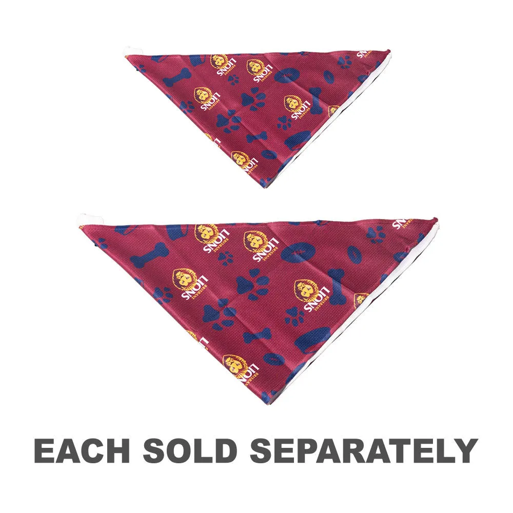 AFL Brisbane Lions Pet Bandana