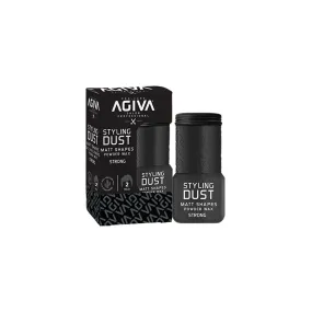 Agiva Styling Hair Powder Wax Strong - Black 20g