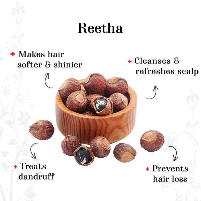 Alps Goodness Powder - Reetha (50g) |100% Natural Powder | No Chemicals, No Preservatives, No Pesticides| Natural Hair Mask| Soap Nut