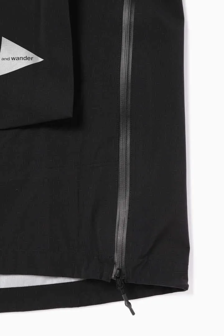 and wander - Pertex Shield Rain Jacket - Black