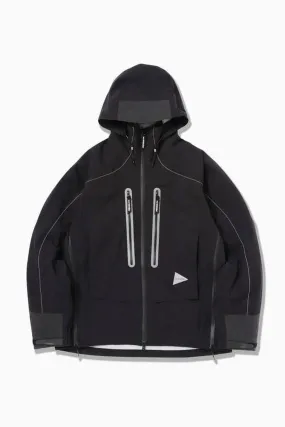 and wander - Pertex Shield Rain Jacket - Black