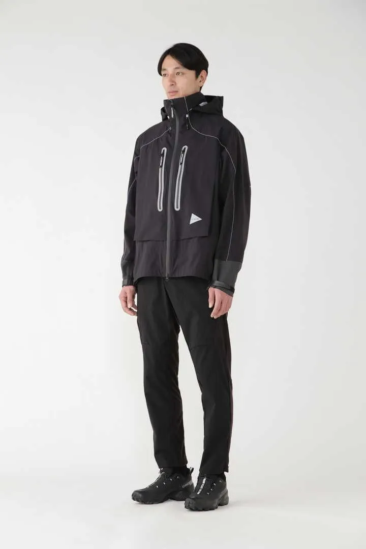 and wander - Pertex Shield Rain Jacket - Black