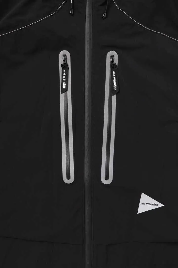 and wander - Pertex Shield Rain Jacket - Black