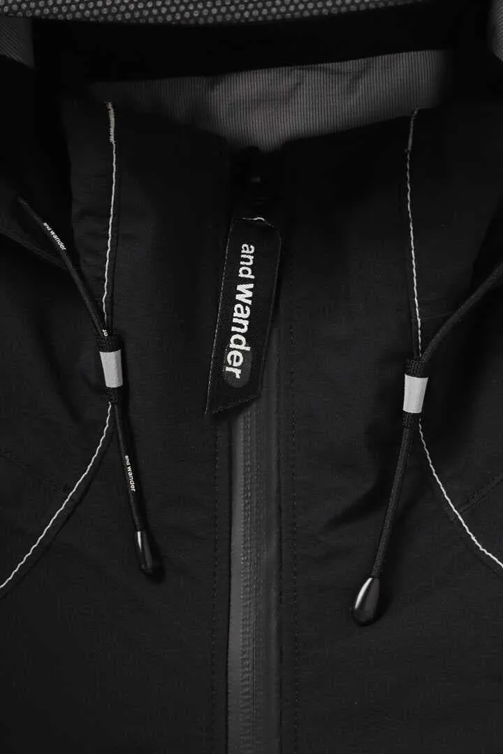 and wander - Pertex Shield Rain Jacket - Black