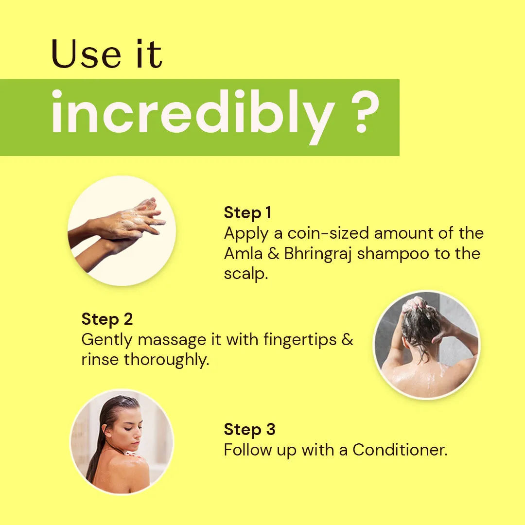 Atulya Amla & Bhringraj Shampoo Combo - 300ml each (Pack of 2) (Buy 7 Products & Get Rs.700 Off)