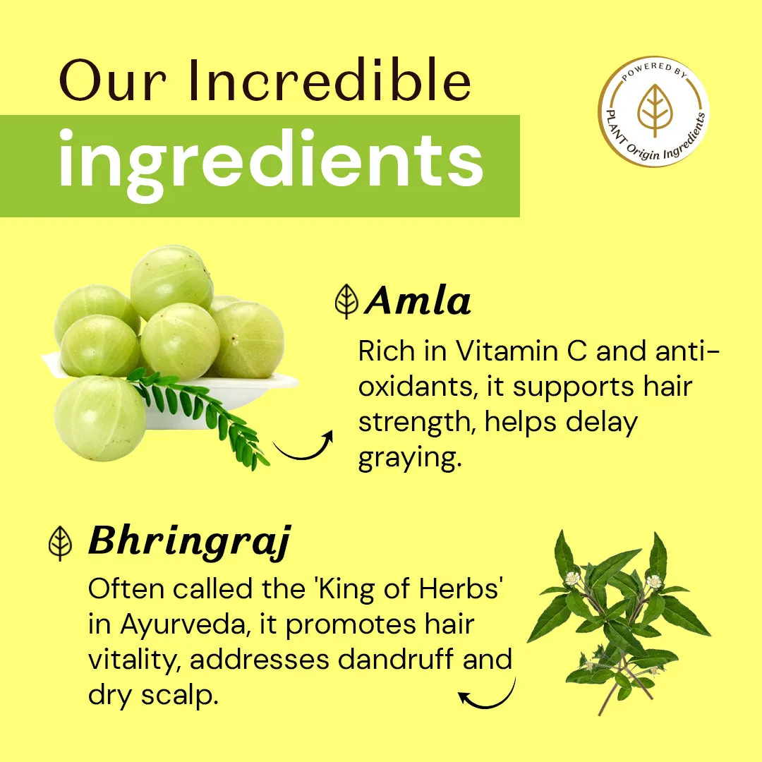 Atulya Amla & Bhringraj Shampoo Combo - 300ml each (Pack of 2) (Buy 7 Products & Get Rs.700 Off)