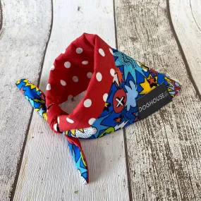BANG! POP! WOW! Dog Bandana