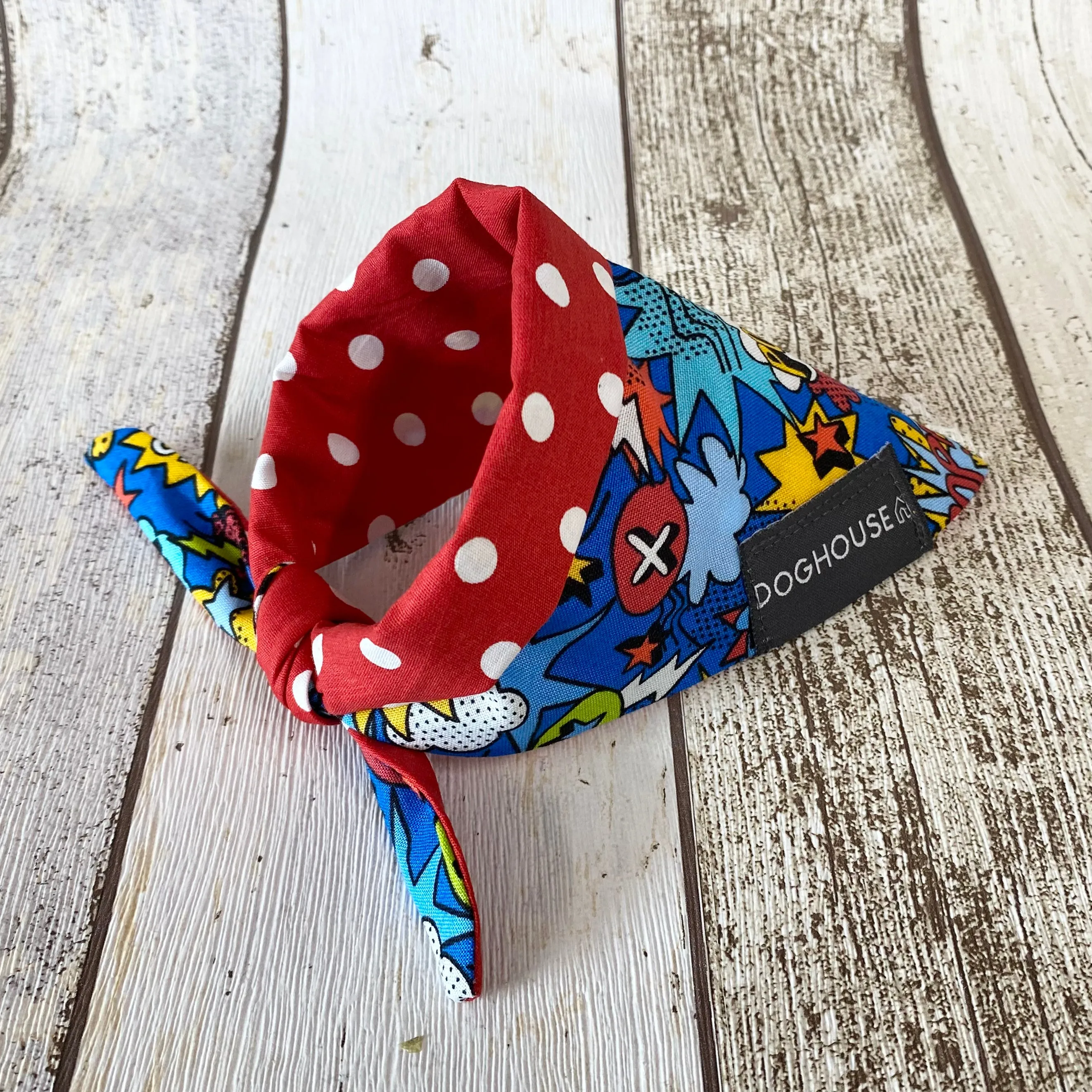 BANG! POP! WOW! Dog Bandana