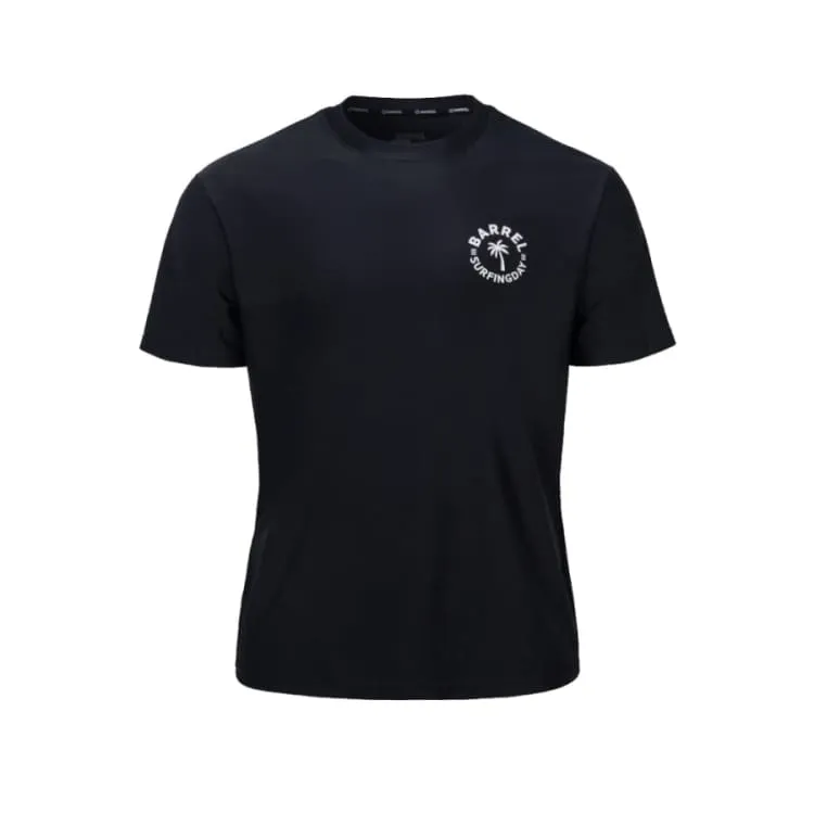 Barrel Men Sunset S/S Rashguard-BLACK