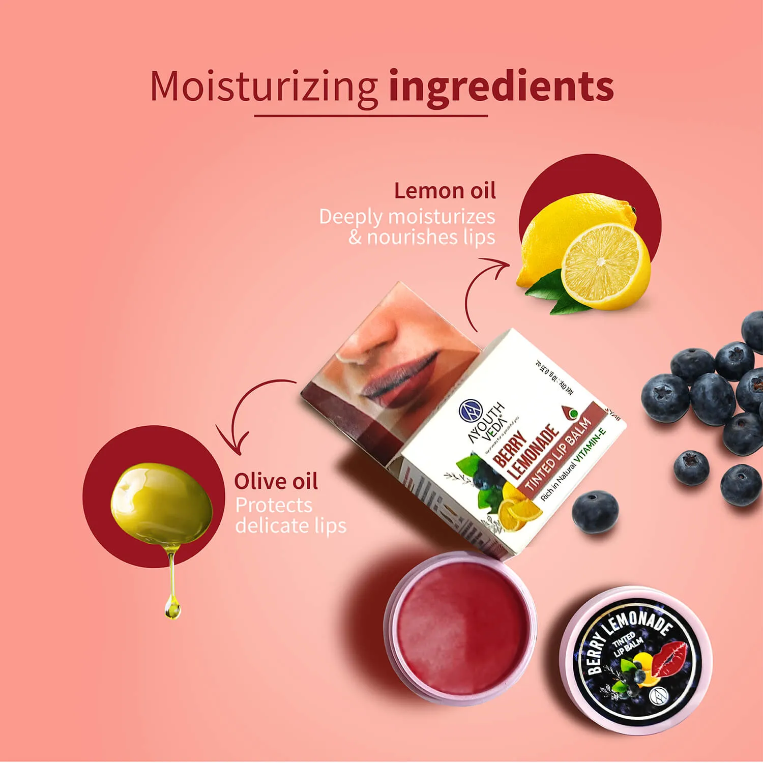 Berry Lemonade Tinted Balm ( Net Qty-10g )