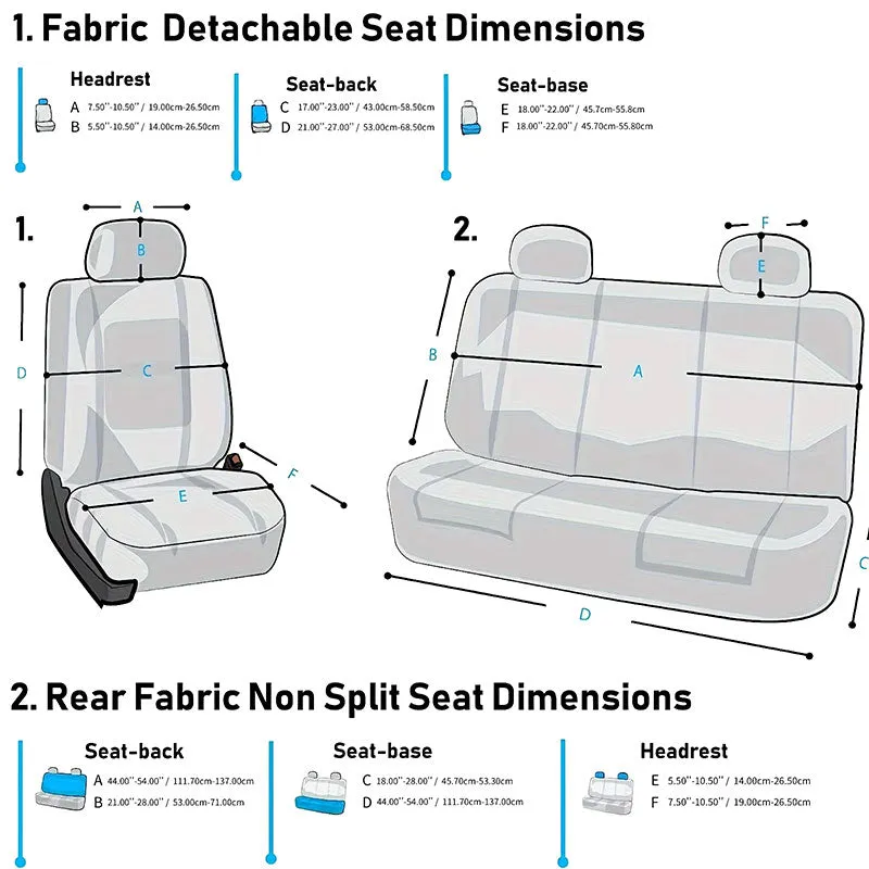 Black and Red Car Seat Covers