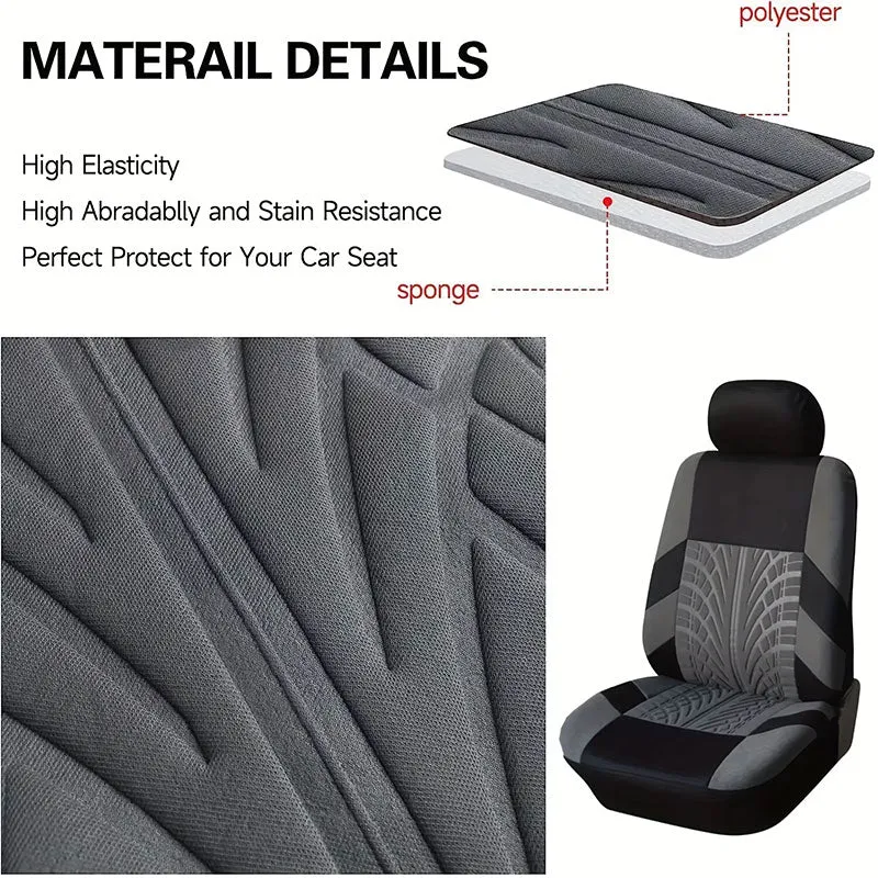 Black and Red Car Seat Covers