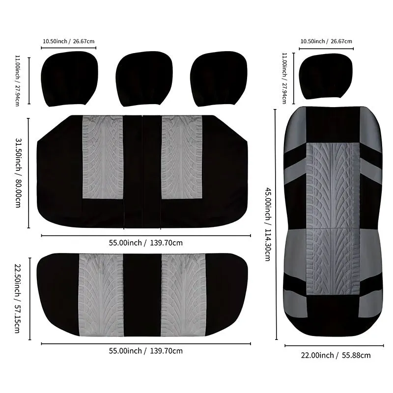 Black and Red Car Seat Covers