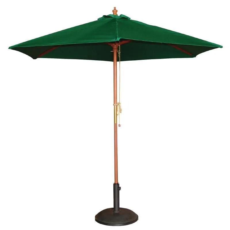 Bolero Round Parasol 2.5m Diameter Green - CB512