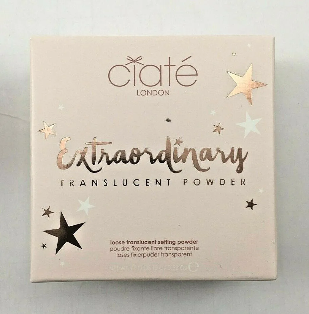 Ciaté London Extraordinary Loose Translucent Setting Powder Full Size .52 oz