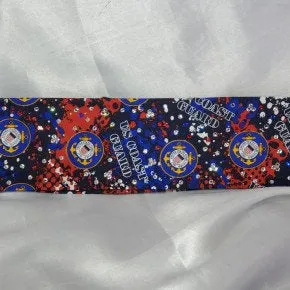Coast Guard Bandana With Red and Clear Austrian Crystals (Sku1815)