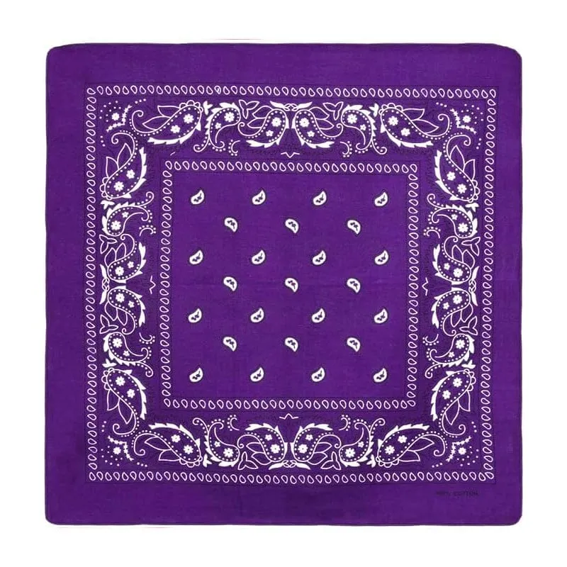 Cotton Color Bandana (12 units)