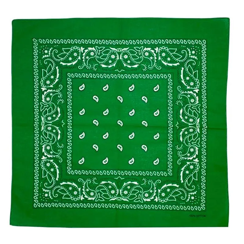 Cotton Color Bandana (12 units)