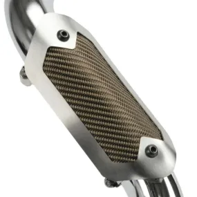 DEI Titanium Pipe Shield - 3.6 x 6.5 " - Brushed/Titanium