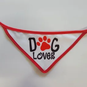 DOG LOVER DOG BANDANA