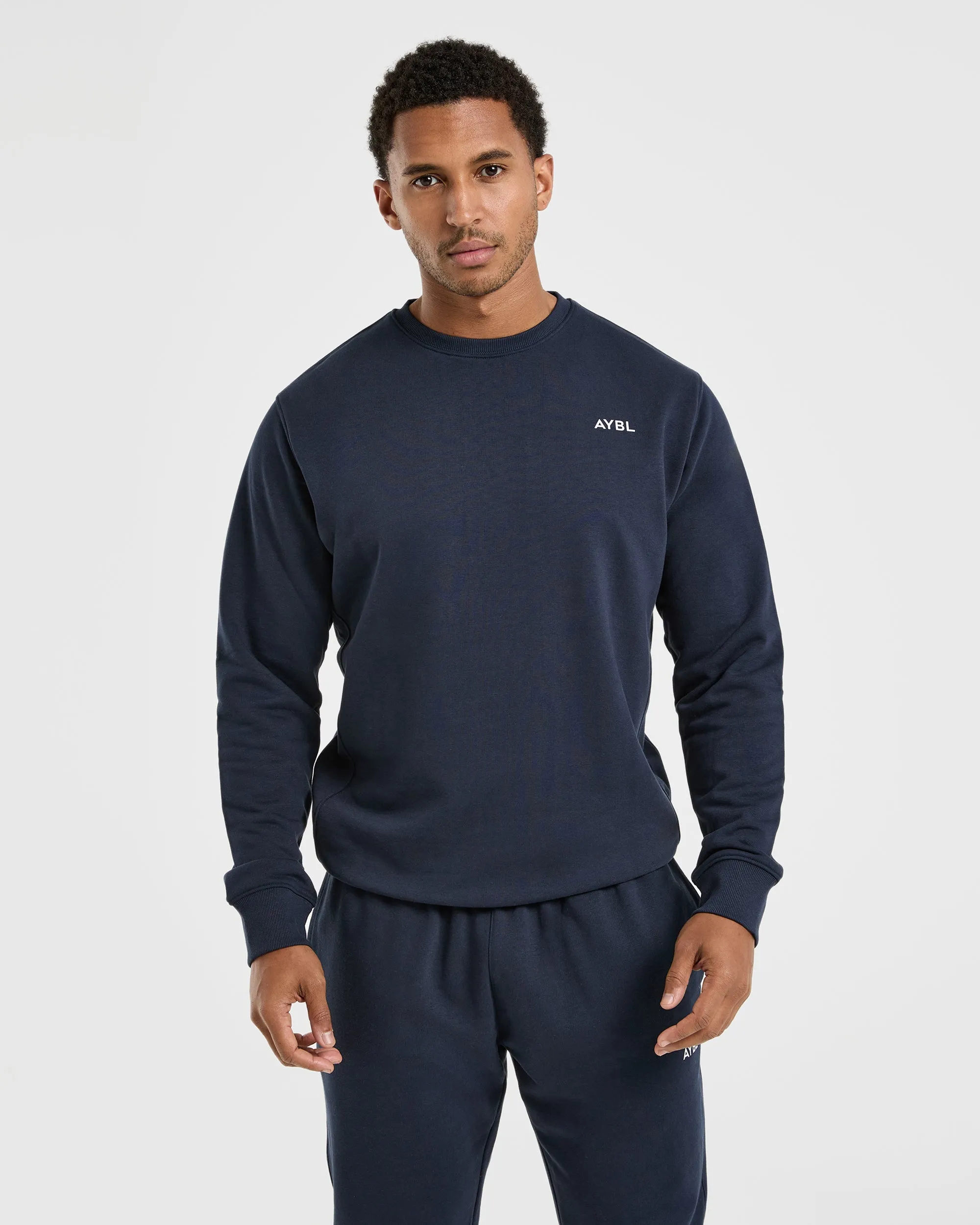 Essential Lightweight Sweater - Navy