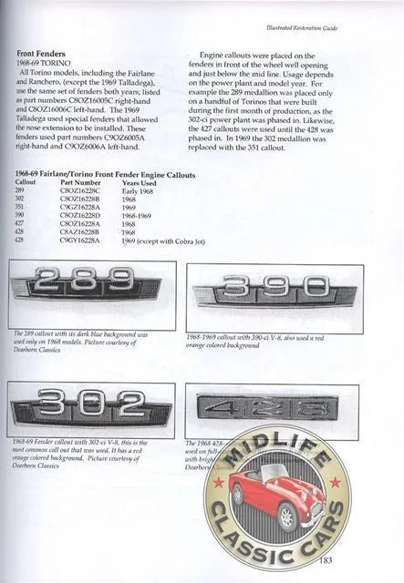Ford Torino Gt And Mercury Cyclone Restoration Guide