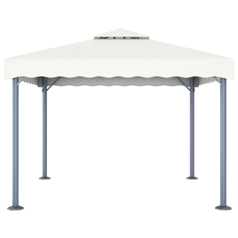 Gazebo 300x300 cm Cream Aluminium
