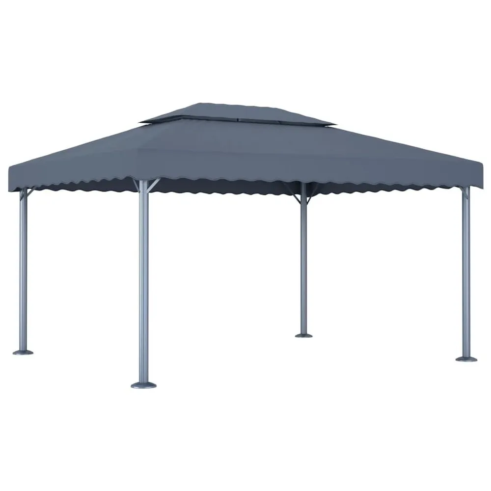 Gazebo 400x300 cm Cream Aluminium