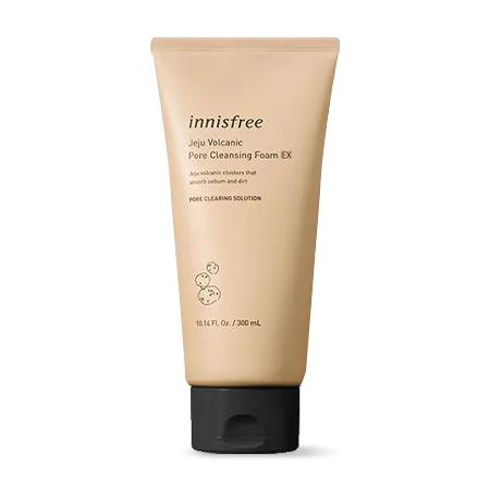 Innisfree Jeju Volcanic Pore Cleansing Foam EX غسول البشرة الرغوي لتنقية المسام من انسفري