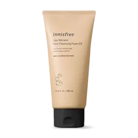 Innisfree Jeju Volcanic Pore Cleansing Foam EX غسول البشرة الرغوي لتنقية المسام من انسفري