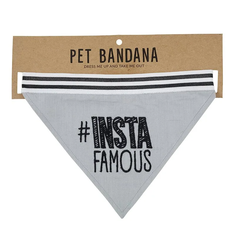 #Instafamous Pet Bandana