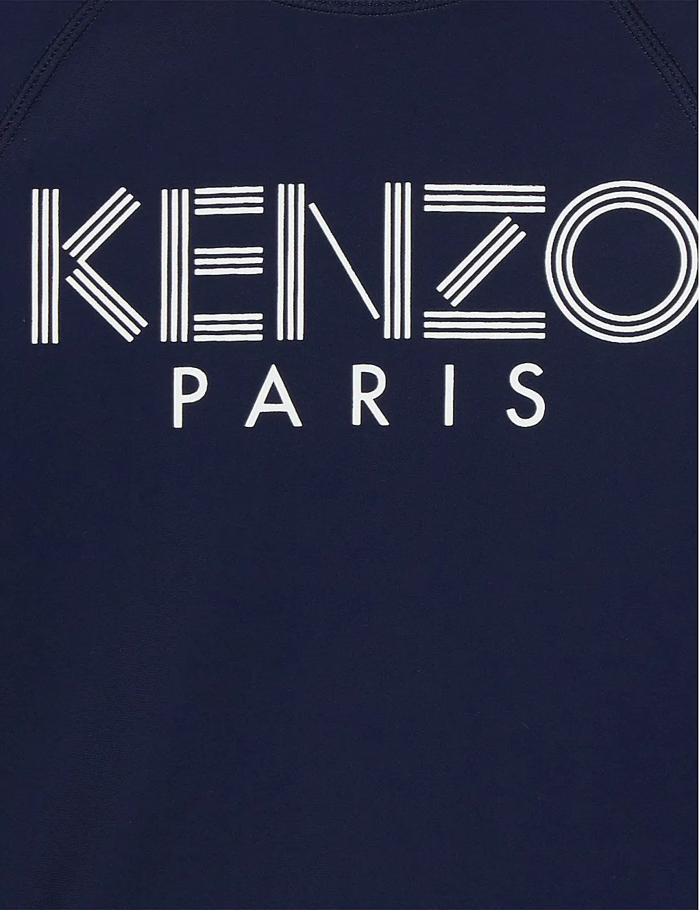 Kenzo Kids Logo print nylon-blend UV rash guard