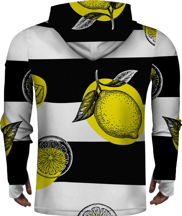 LEMON YELLOW 2  LIGHTWEIGHT SUN HOODIE