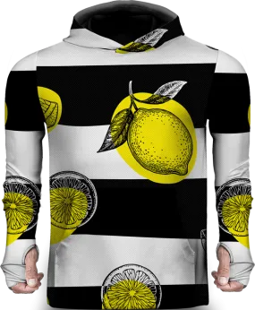 LEMON YELLOW 2  LIGHTWEIGHT SUN HOODIE