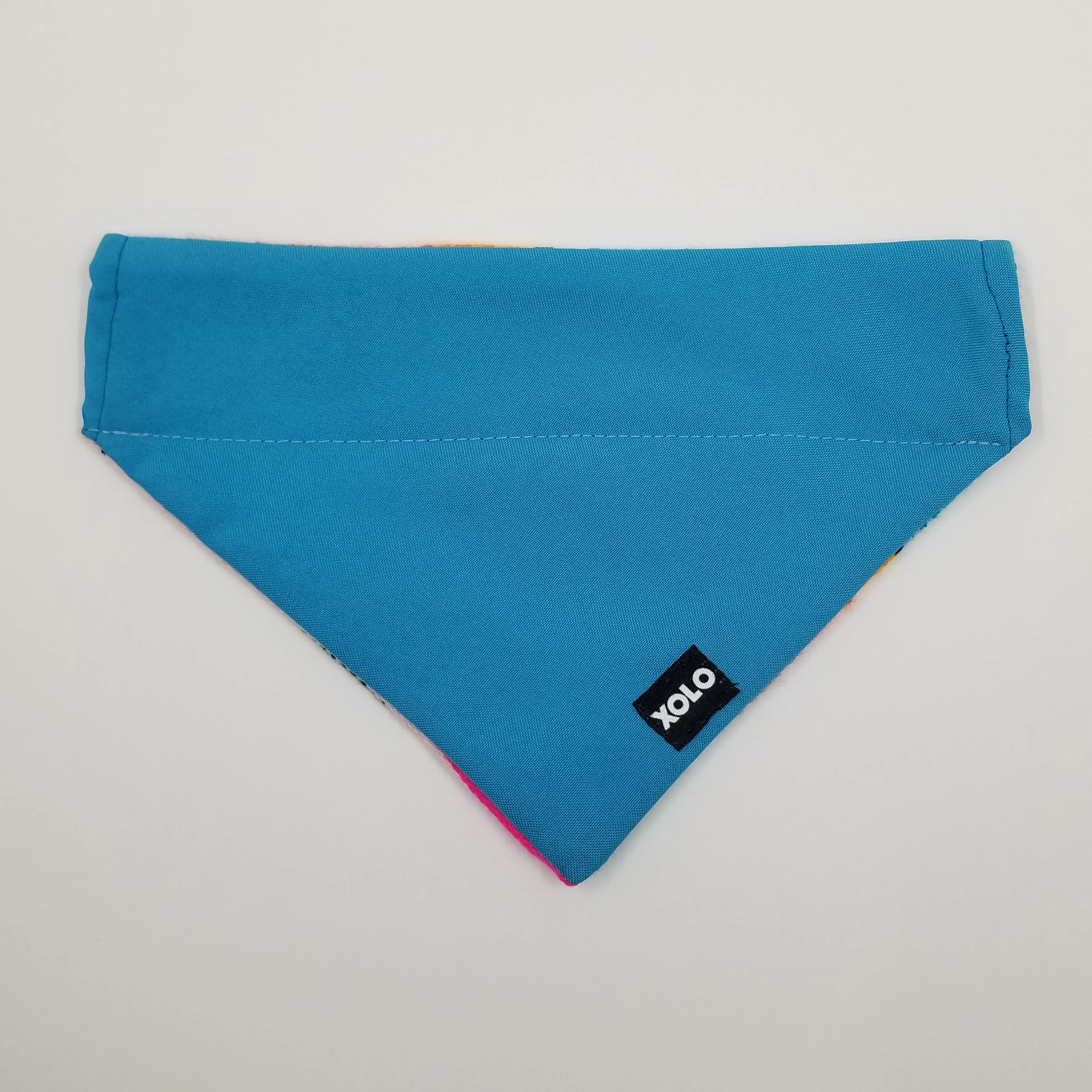 MEDIUM BLUE SARAPE DOG BANDANA 221