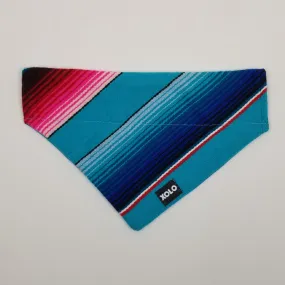 MEDIUM BLUE SARAPE DOG BANDANA 221