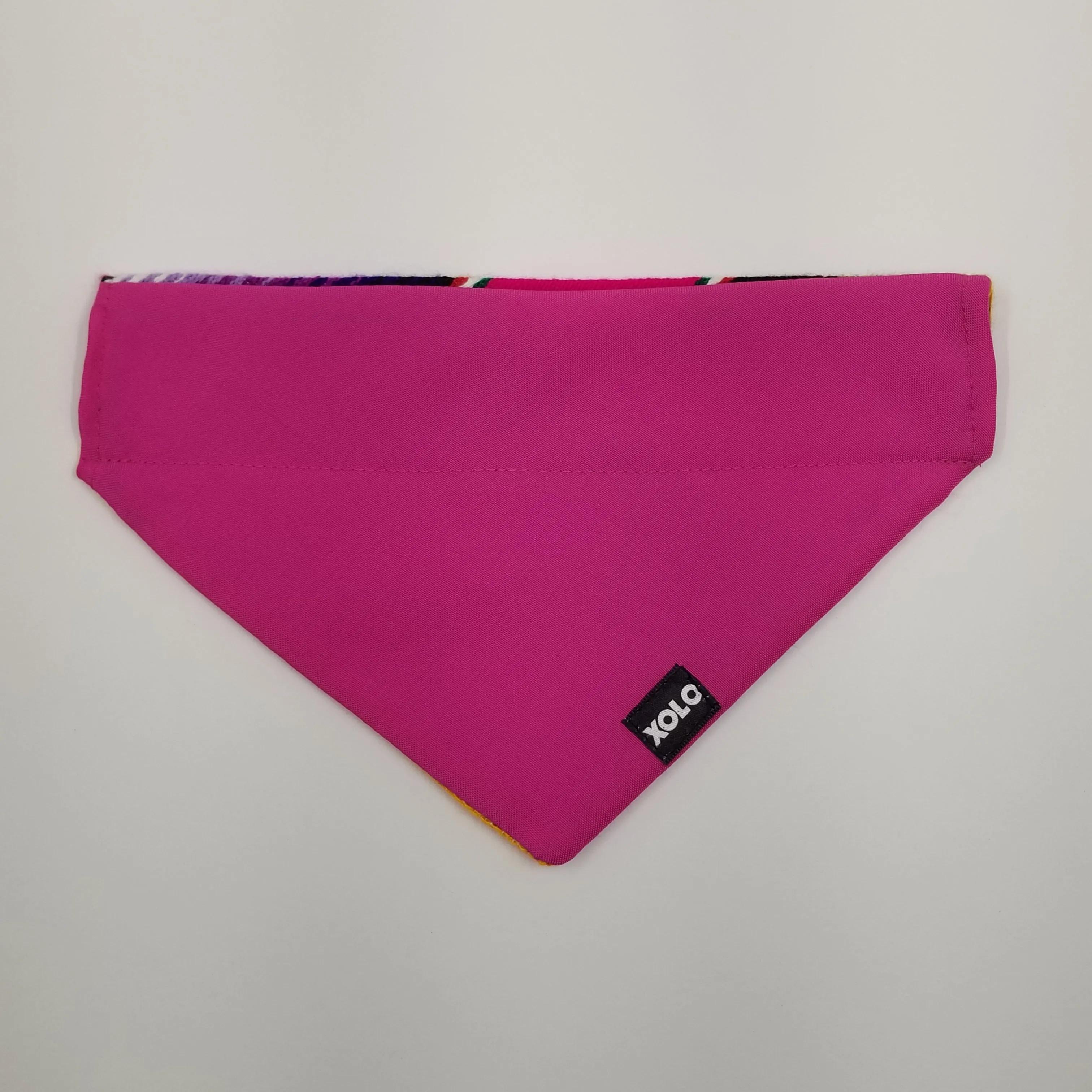 MEDIUM PINK SARAPE DOG BANDANA 213