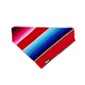 MEDIUM RED SARAPE DOG BANDANA. 62