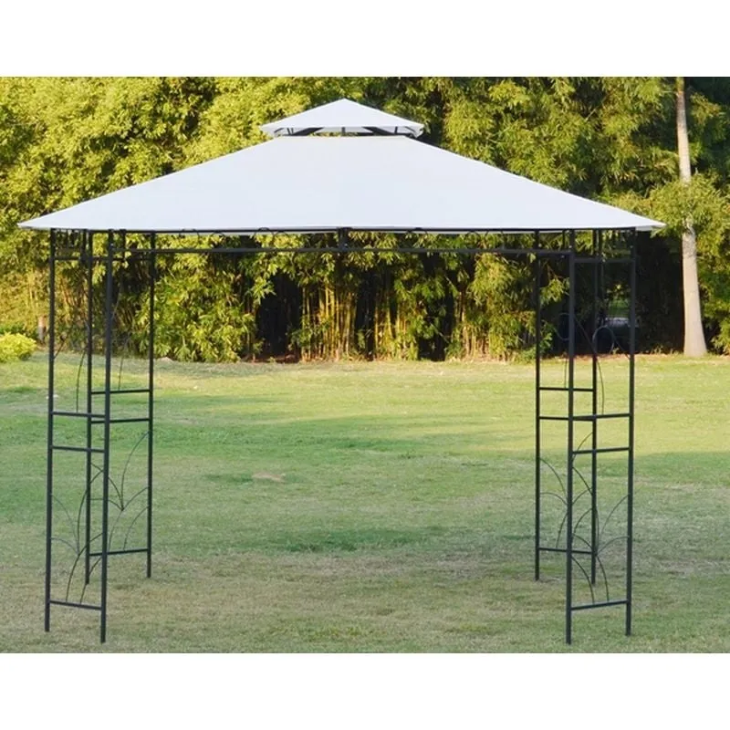 Merion Garden Gazebo by Croft with a 3 x 3M Beige Canopy