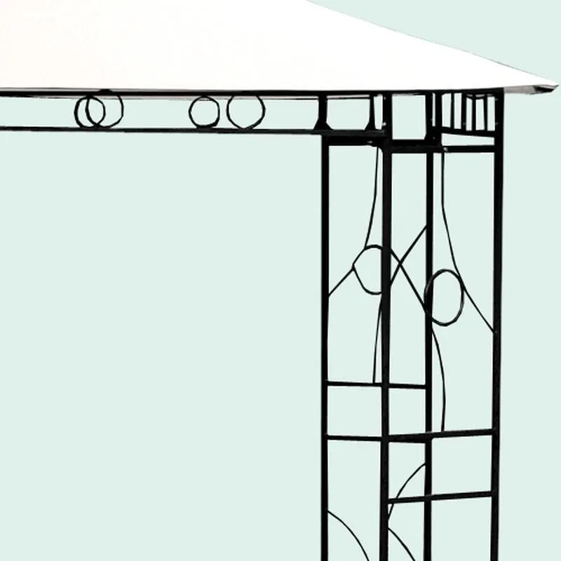 Merion Garden Gazebo by Croft with a 3 x 3M Beige Canopy